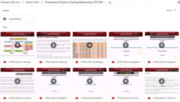 Professional Option Trading Masterclass (POTM)