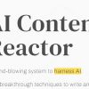 AI Content Reactor - A powerful system for creating content with AI